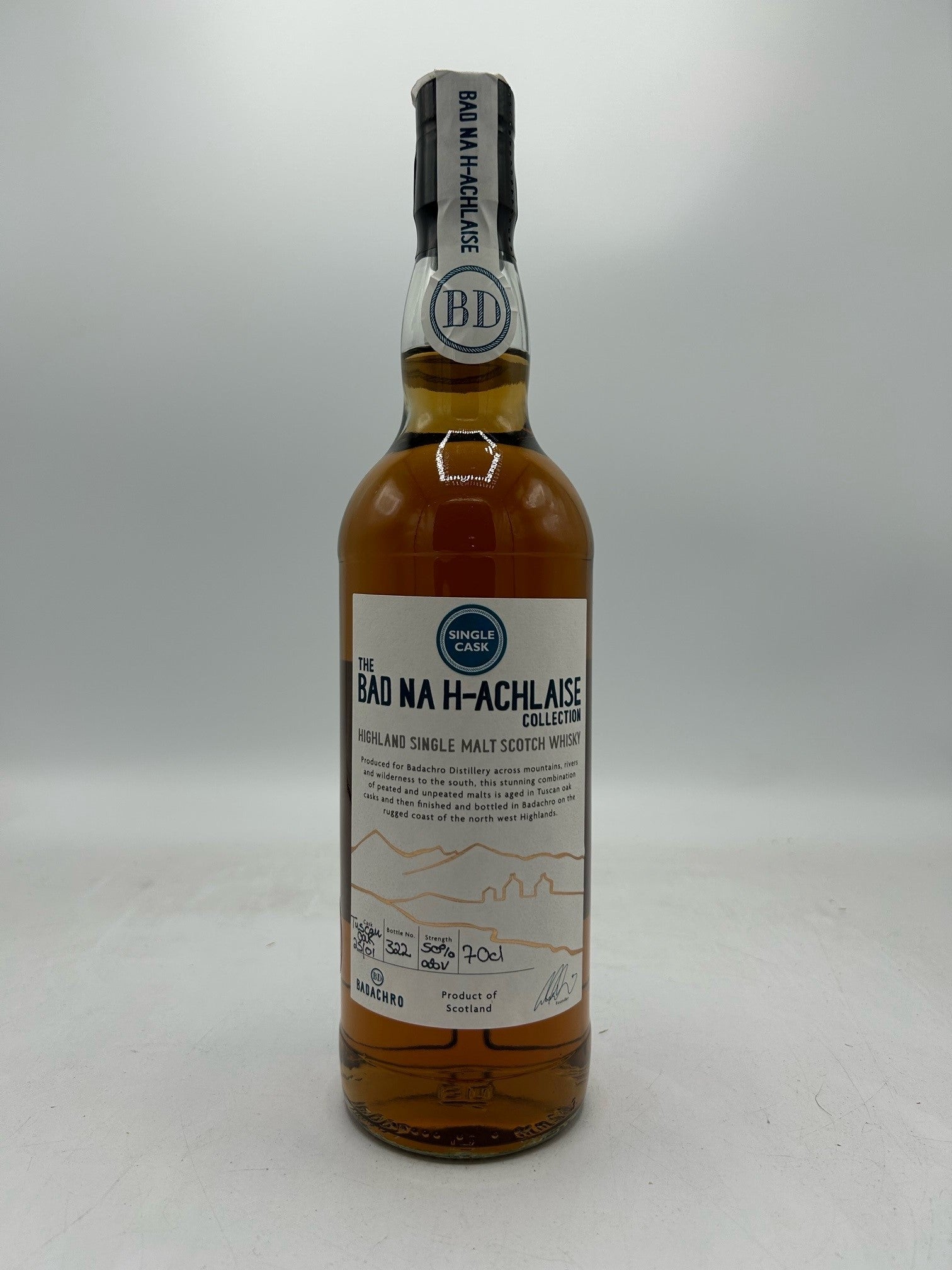 Badachro Distillery The Bad na h-Achlaise First Single Cask ...