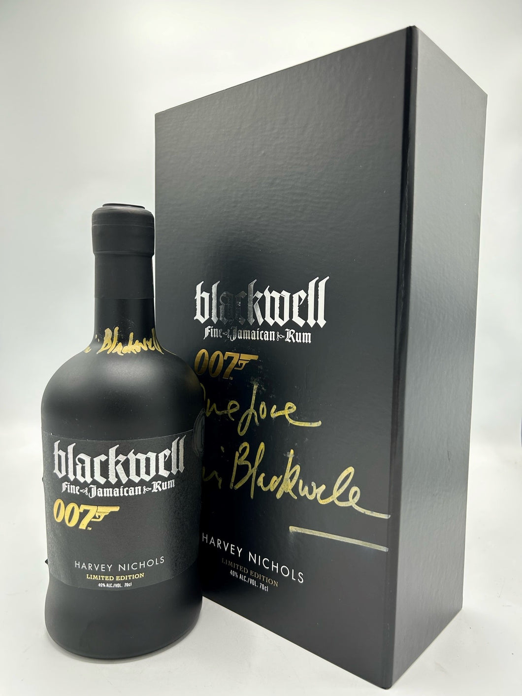 Blackwell 007 Rum Limited Edition Bottle Number 005 Signed by Chris Blackwell
