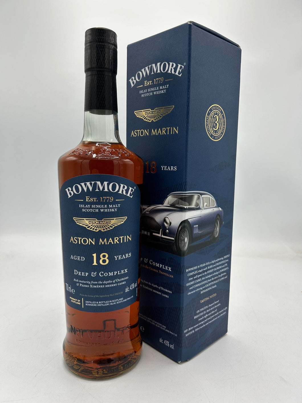 Bowmore Deep & Complex Aston Martin 18 Year Old 2021