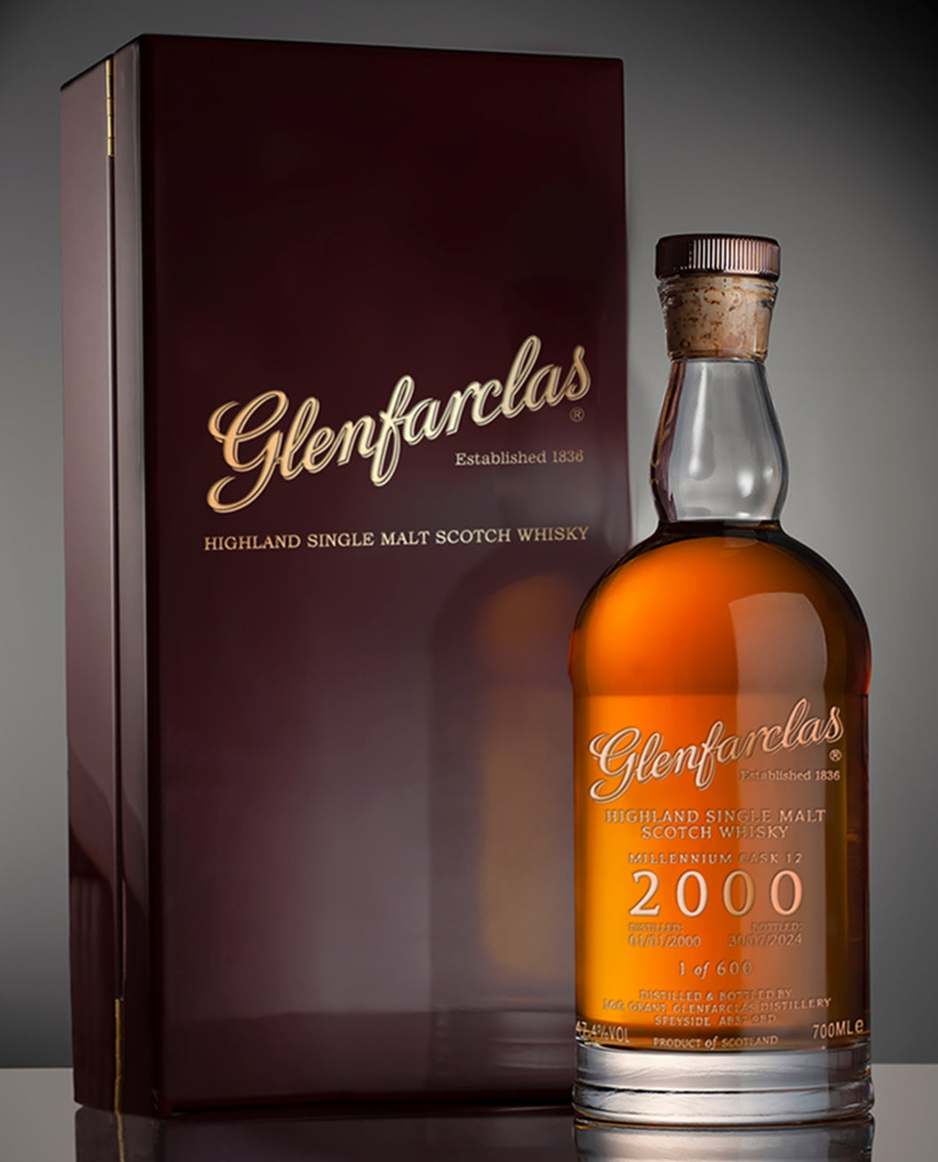 Glenfarclas 2000 24 Year Old Millenium Cask No 12 Generations Series No 3