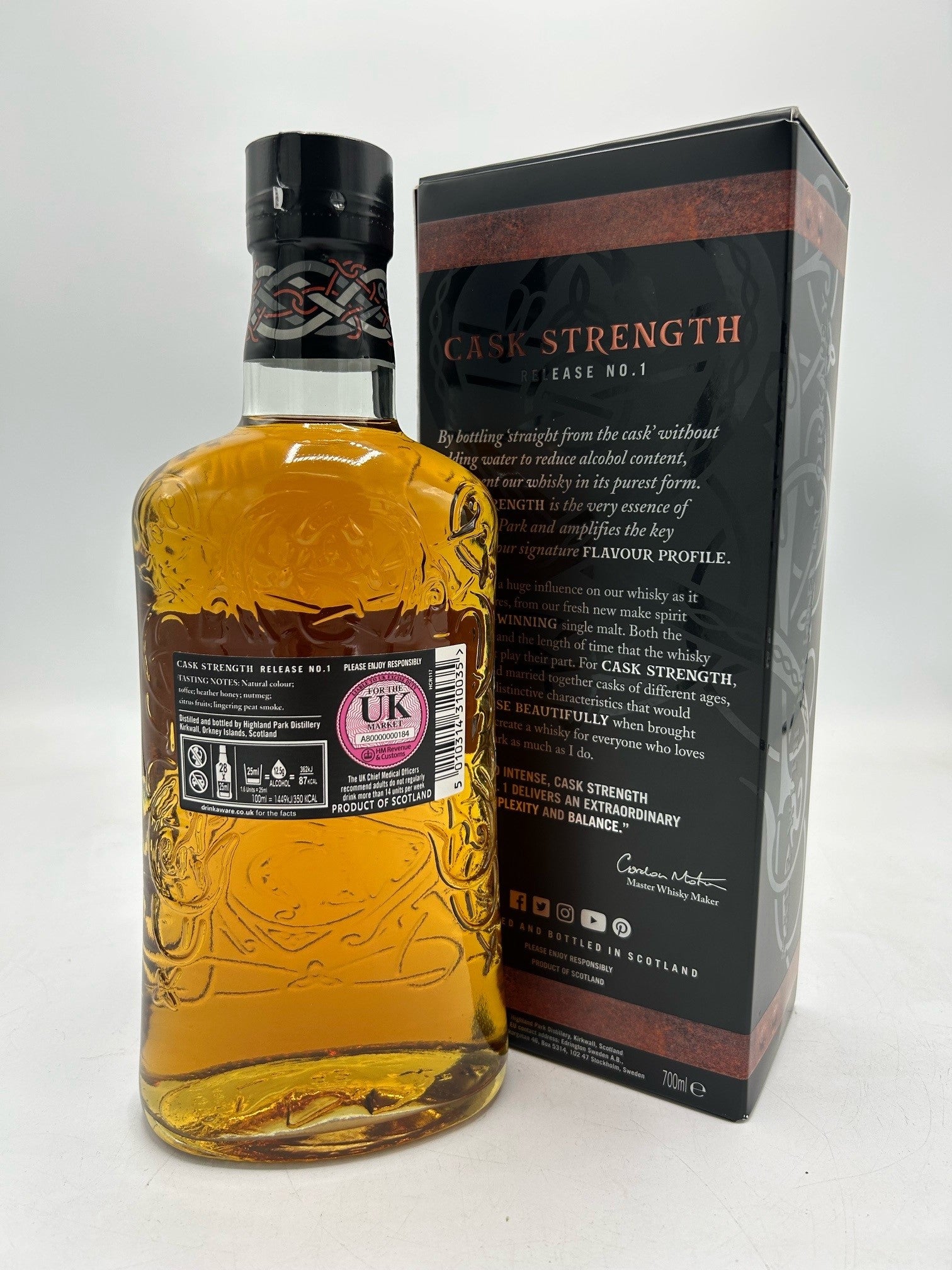 Highland Park Cask Strength Release No 1 – FoxDaviesWhisky
