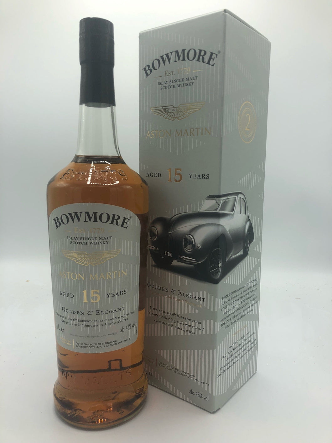 Bowmore Golden & Elegant Aston Martin 15 Year Old 2021