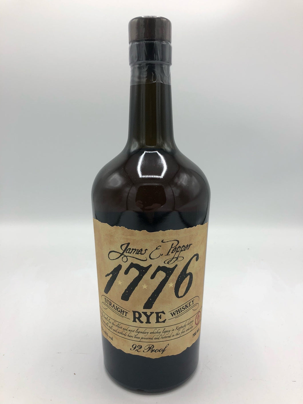 James E Pepper 1776 Rye Whiskey