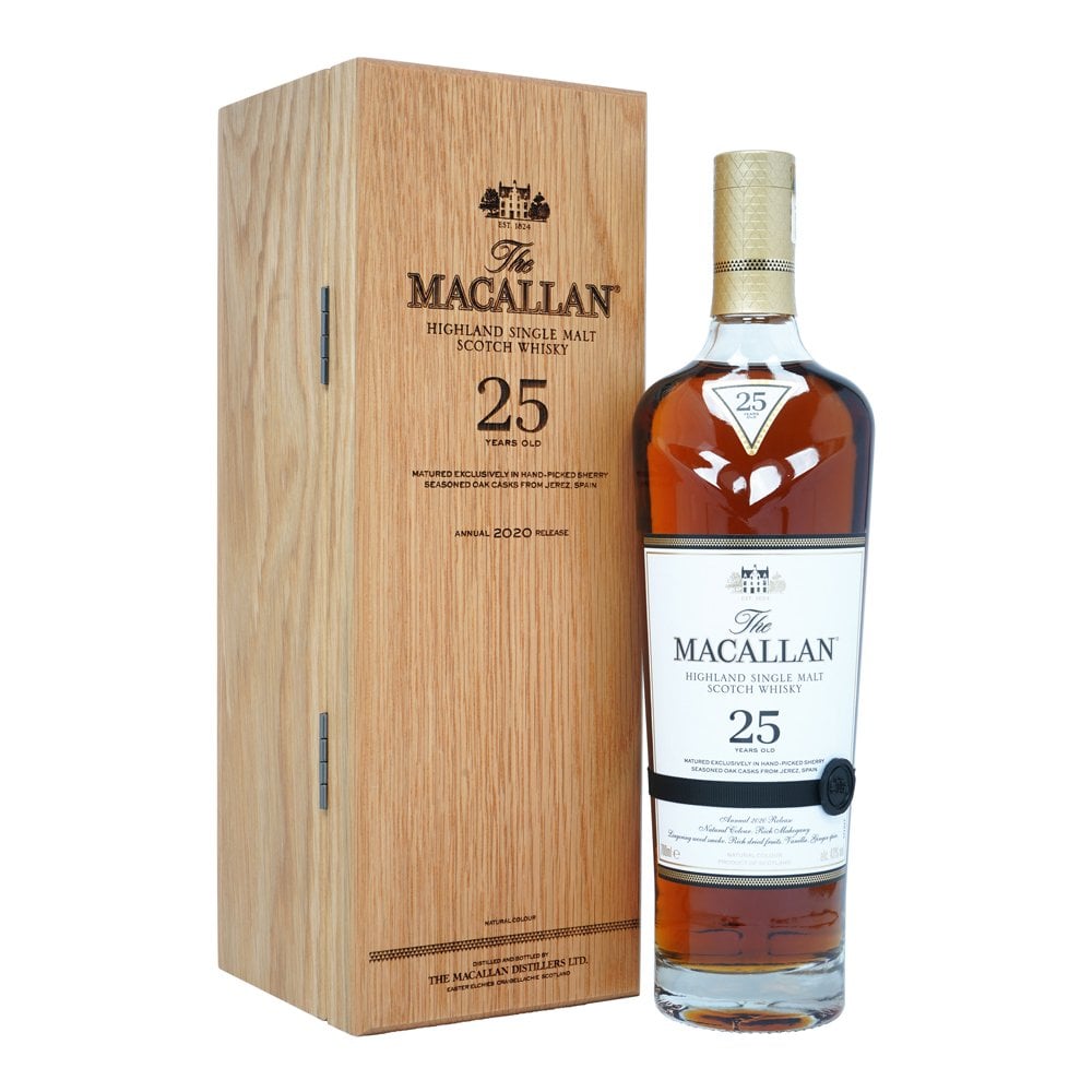 Macallan 25 Year Old Sherry Oak 2020 Release